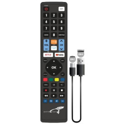 JOLLY LINE UNIVERSAL 4 USB-C Programmable Remote Control | For 4 Devices, via USB-C