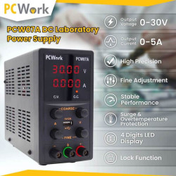 PCW07A Laboratory Power Supply, DC, 0-30V, 5A PCW07A Laboratory Power Supply, DC, 0-30V, 5A