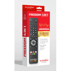 SUPERIOR Freedom 4:1 USB-C Universal Remote Control (SUPTUB003); black