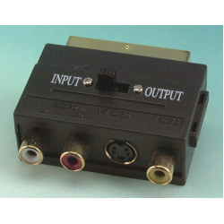 AD Scart-RCA+MD/gold