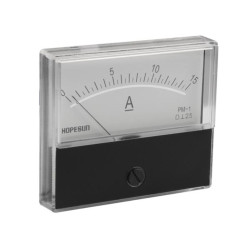 Analoge paneelmeter voor DC stroommetingen 15A CC / 70 x 60mm