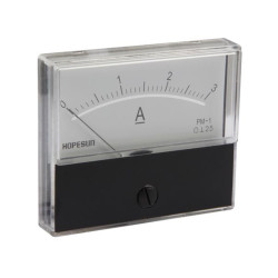 Analoge paneelmeter voor DC stroommetingen 3A CC / 70 x 60mm
