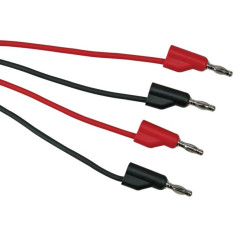 AANSLUITSNOEREN 100 cm - 4 mm - 2 st. - 30 V / 6 A AANSLUITSNOEREN 100 cm - 4 mm - 2 st. - 30 V / 6 A