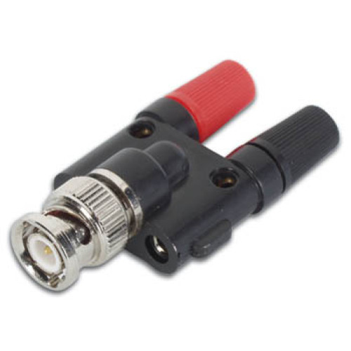 BNC MANNELIJK NAAR 2 x BANAANPLUG 4mm BNC MANNELIJK NAAR 2 x BANAANPLUG 4mm