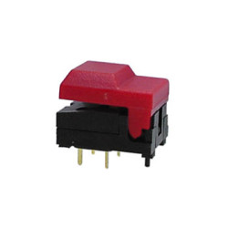 DIGITAST DIP DRUKSCHAKELAAR RODE AFDEKKAP - GEEN LED DIGITAST DIP DRUKSCHAKELAAR RODE AFDEKKAP - GEEN LED