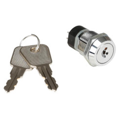 SLEUTELSCHAKELAAR 2P OFF-ON (DPST) SLEUTELSCHAKELAAR 2P OFF-ON (DPST)