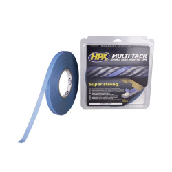 Dubbelzijdige multi-tack tape - semi-transparant - 12 mm x 25 m