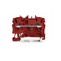 2-draads doorgangsklemmenblok 2,5 mm², rood 2-draads doorgangsklemmenblok 2,5 mm², rood
