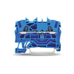 2-draads doorgangsklem 2,5 mm², blauw 2-draads doorgangsklem 2,5 mm², blauw