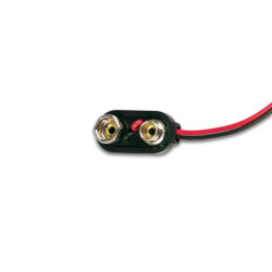 BATTERIJCLIP VOOR 1 x 9V-CEL ("I"-TYPE) (ABS) BATTERIJCLIP VOOR 1 x 9V-CEL ("I"-TYPE) (ABS)