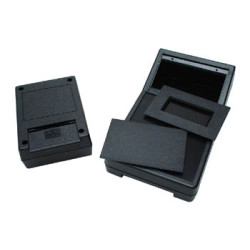 ABS-BEHUIZING - ZWART 111 x 82 x 38mm ABS-BEHUIZING - ZWART 111 x 82 x 38mm