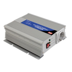 MEAN WELL - DC-AC INVERTER MET GEMODIFICEERDE SINUSGOLF - 600 W - DUITS STOPCONTACT