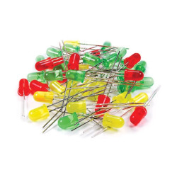 SET LEDS - 80 st. - 2 GROOTTES - 3 KLEUREN