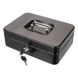 Geldkistje, met euromuntenbak, 18 x 25 x 9 cm