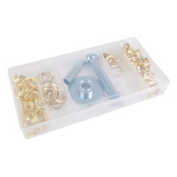 Assortiment zeilringen, 130-delig