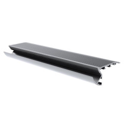 ALU-STAIR - ALUMINIUMPROFIEL VOOR LEDSTRIP - TRAPPEN - GEANODISEERD ALUMINIUM - ZILVER - 2 m ALU-STAIR - ALUMINIUMPROFIEL VOOR LEDSTRIP - TRAPPEN - GEANODISEERD ALUMINIUM - ZILVER - 2 m