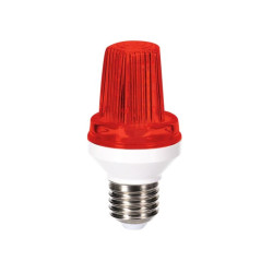 MINI LEDFLITSLAMP - E27 - 3 W - ROOD