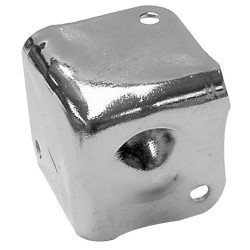 BESCHERMING VOOR LUIDSPREKERBEHUIZING, WIT METAAL, 38 x 38mm x 90° BESCHERMING VOOR LUIDSPREKERBEHUIZING, WIT METAAL, 38 x 38mm x 90°