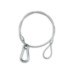 VEILIGHEIDSKABEL MET PVC-MANTEL - MAX. BELASTING 20 kg VEILIGHEIDSKABEL MET PVC-MANTEL - MAX. BELASTING 20 kg