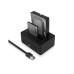 USB 3.2 Gen1 naar 2.5" en 3.5" SATA dual hard drive docking station USB 3.2 Gen1 naar 2.5" en 3.5" SATA dual hard drive docking station