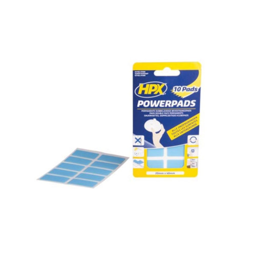 Dubbelzijdige bevestigingspads ( 10 stuks ) 20mm x 40mm Dubbelzijdige bevestigingspads ( 10 stuks ) 20mm x 40mm