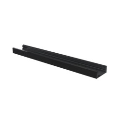 Ledprofiel slimline 7 mm - 3 m - zwart Ledprofiel slimline 7 mm - 3 m - zwart