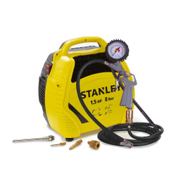 Compressor - Zonder Olie - Compact - 1.5 pk / 8 bar