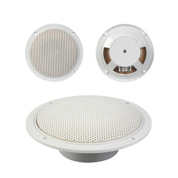 SET VAN TWEE WATERBESTENDIGE KONISCHE 5" LUIDSPREKERS MET ROOSTER 80W / 8 OHM (1 PAAR)